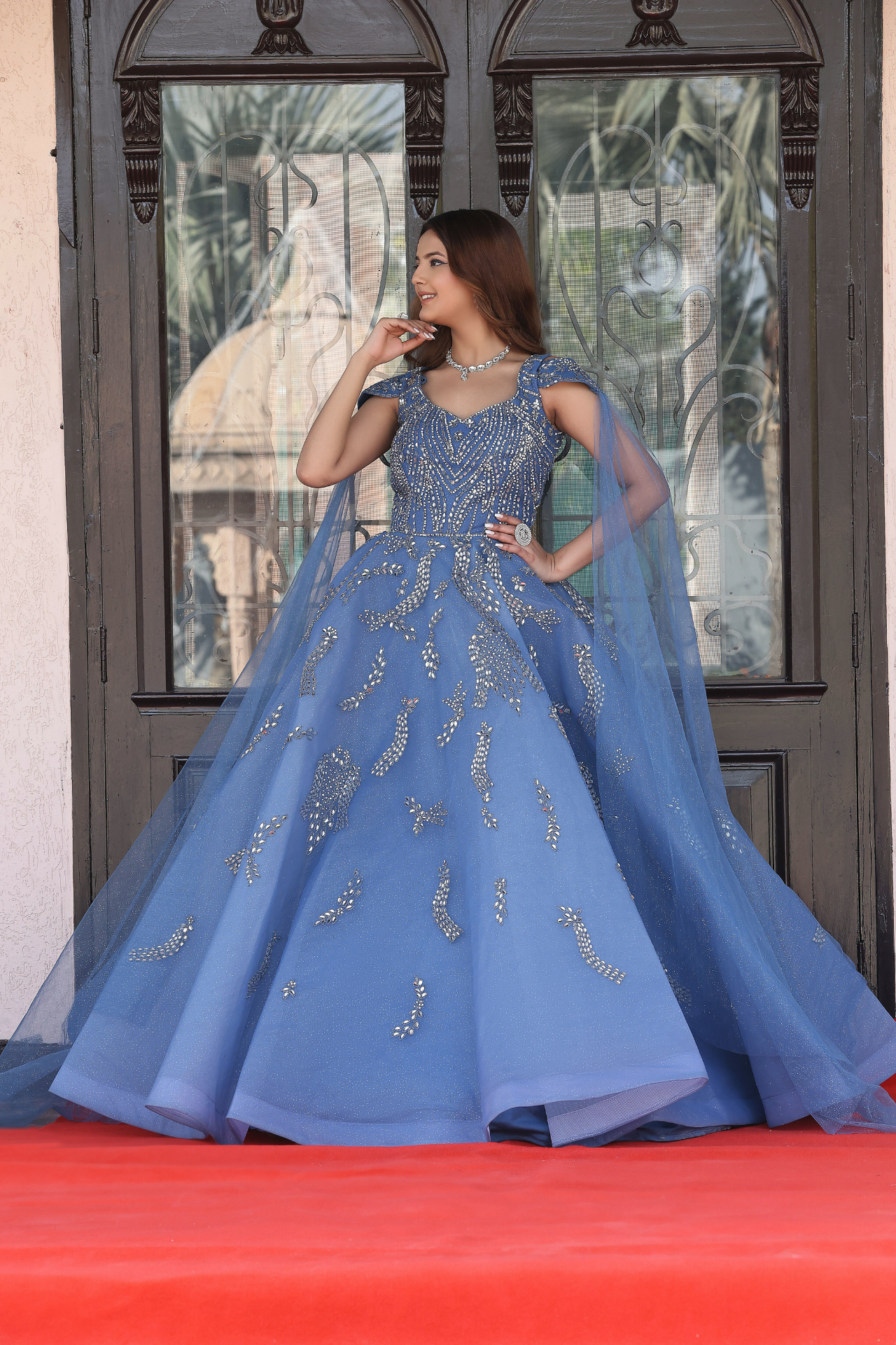 Electric Blue Exclusive Blue Ball Gown