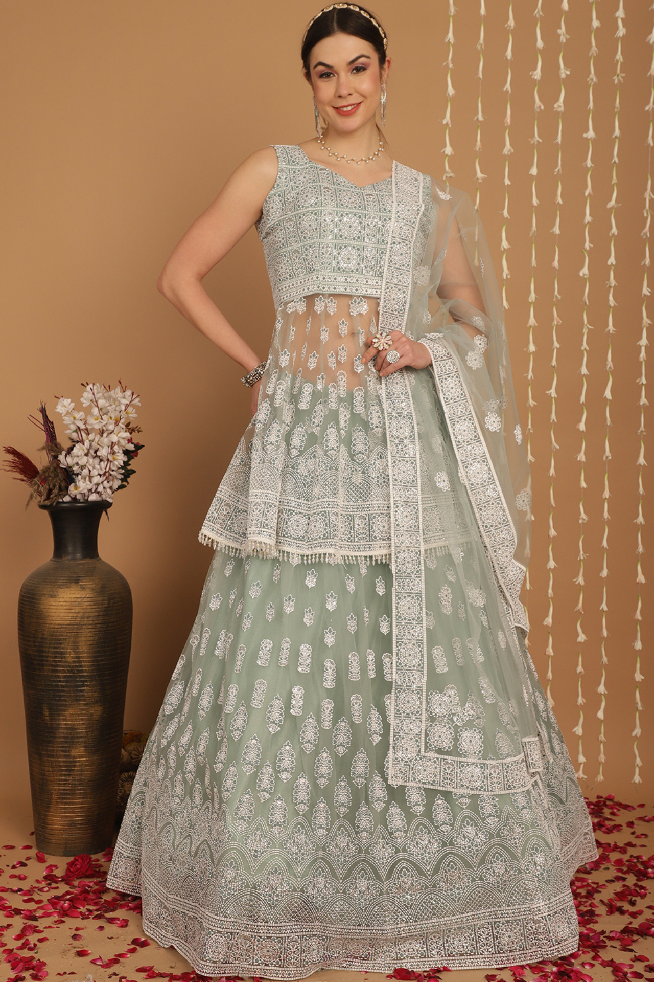 Light Green Lehenga Choli