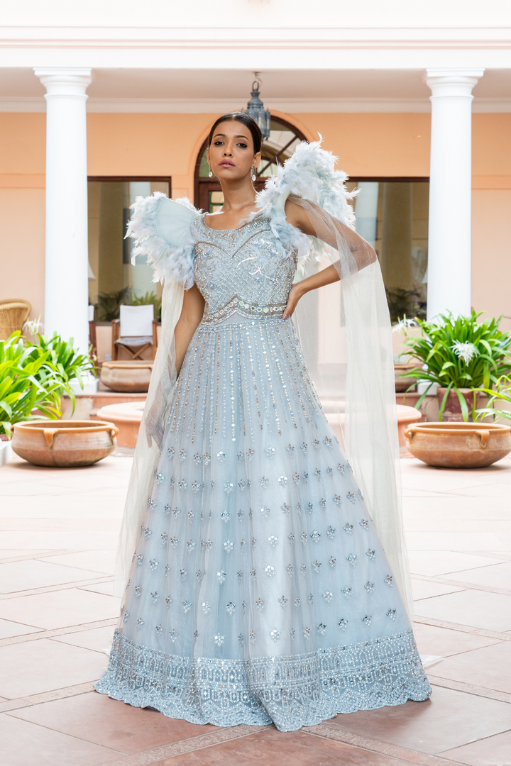 Sky Blue Fairytale Gown