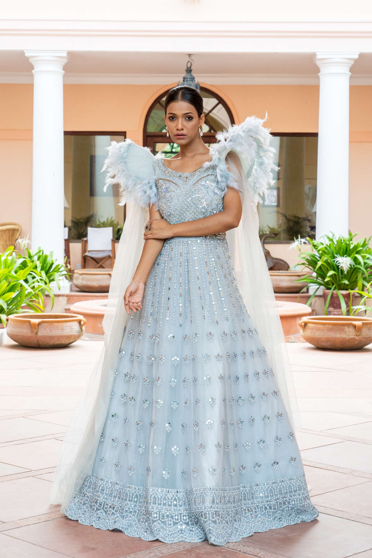 Sky Blue Fairytale Gown