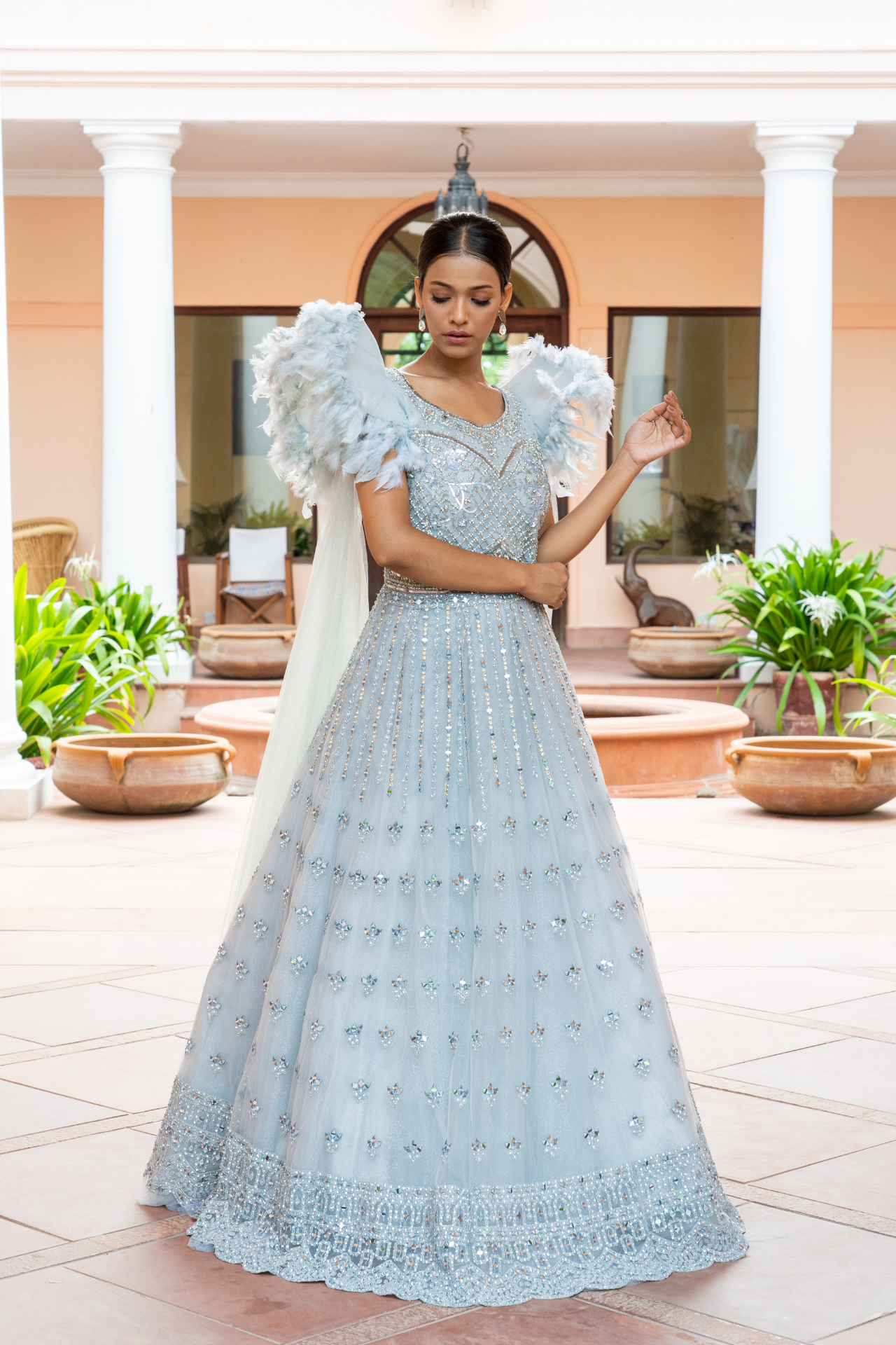 Sky Blue Fairytale Gown