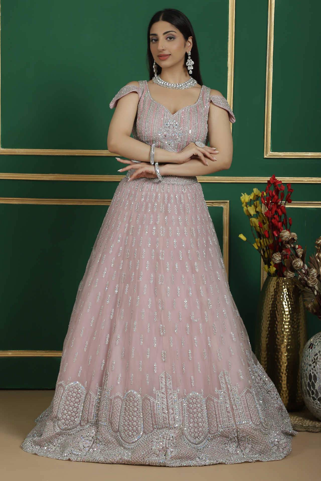 Pastel Colored Designer Lehengas