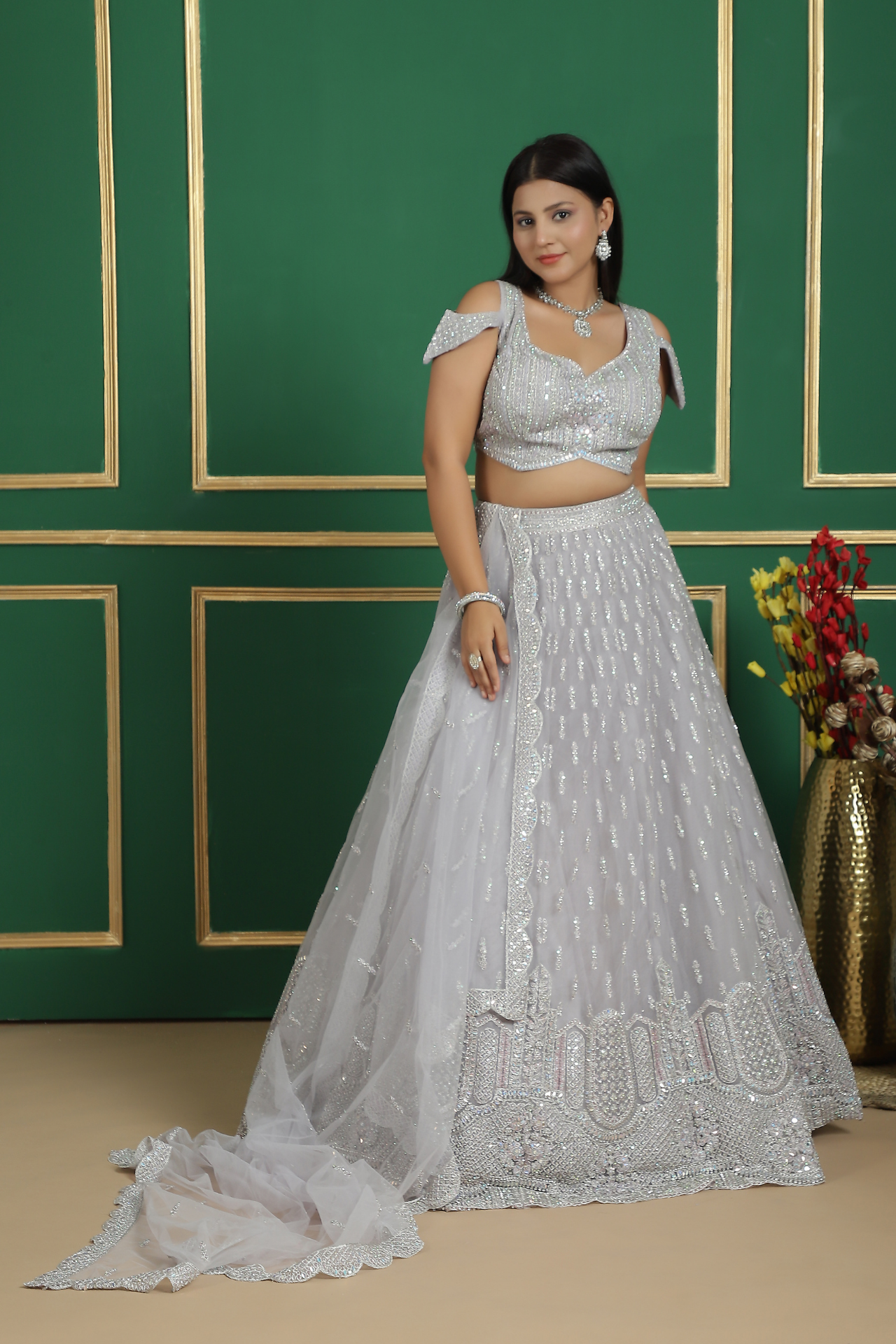 Pastel Colored Designer Lehengas