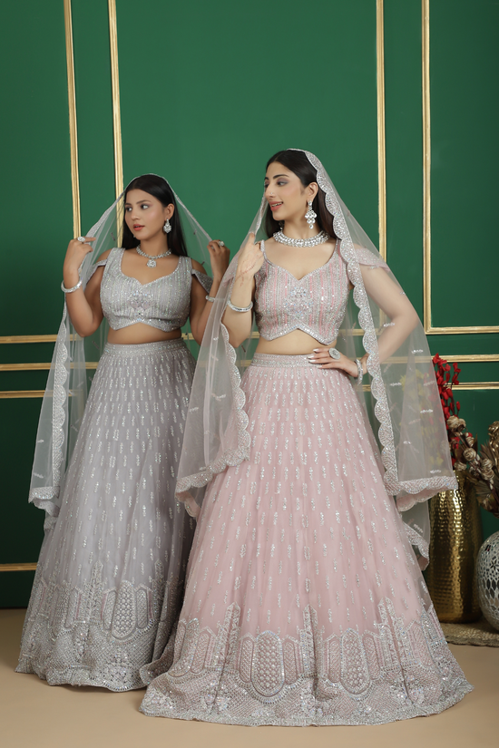 Pastel Colored Designer Lehengas