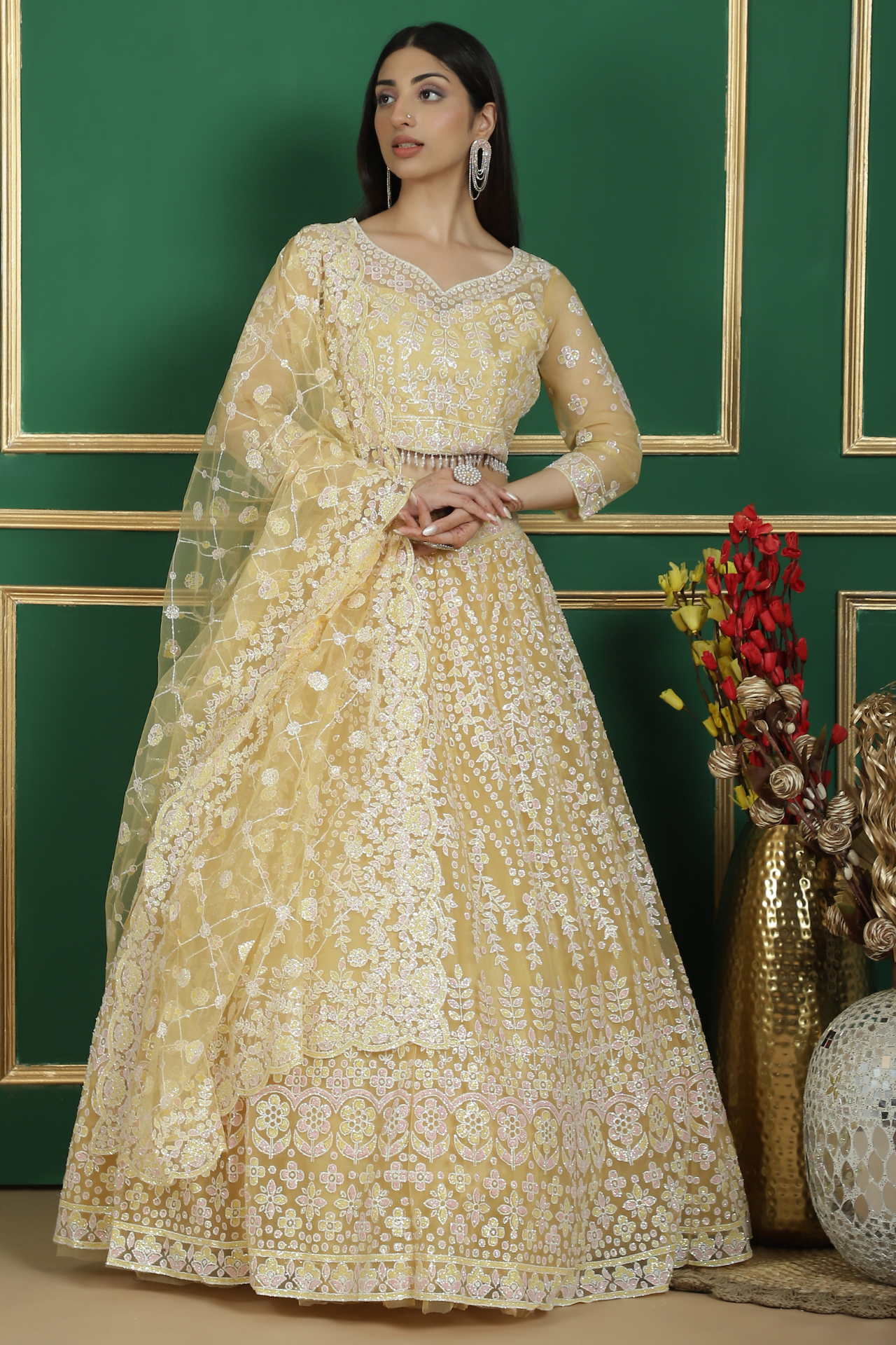 Exclusive Bite Work Lehenga Choli