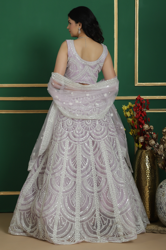 Designer Lehenga with Aari Work